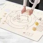70*50CM Silicone Pad Kneading Mat Non-Stick Baking Mat Kneading Dough Mat