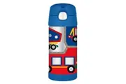 Thermos 355ml Funtainer Vacuum Insulated Drink Bottle Construction Vehicle SS