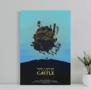 Howls Moving Castle Studio Ghibli Poster Art