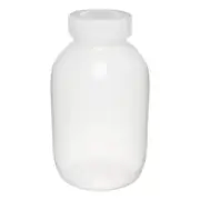 Bel-Art 2L Wide Mouth Mason Jar With Lid, 1/2gal - Pack of 3