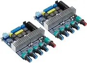 2PCS Amplifier Board 5.0 Stereo Audio Amplifier Board 2.1 Channel Class D Amp Module 100W Subwoofer Power Amplifier Module Stereo Subwoofer Module