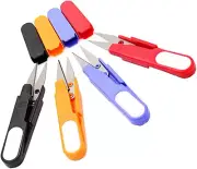 Portable Scissor,Multipurpose U-Type Small Cutter Fishing Thread Yarn Scissor Tr