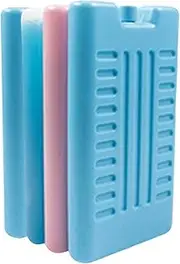 Ice Packs, Reusable Freezer Blocks, Long-Lasting Cooling Solution, Leakproof & Portable Design, Slim Lightweight Style for Work School Picnic Camping Meal Bags