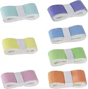 7X Tennis Racket Grip Tape Anti Slip Comfortable Badminton Racket Overgrip PU for Drumsticks Racquetball Pickleball Player