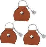 ibasenice 3pcs Guitar Bag Guitar Stand Fob Tote Bags Guitar Plectrums Bag Guitar Organizer Guitar Bag Guitar Picks Case Guitar Holders Guitar Picks Keychain Child Suitcase Pu