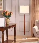 Brightech Lucas 61 in. Walnut Brown Mid-Century Modern 1-Light LED Floor Lamp