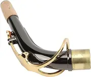 NSXAYIWE Sax Bend Neck Accessory Black Metal Plated Superior Tone and Intonation for Alto Saxophone Metal Cork Material Easy Maintenance