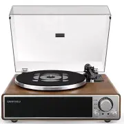 ONE-Q All-in-one Vinyl Record Player with Bluetooth 5.4, HiFi Turntable Built...