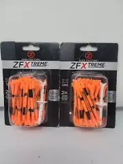 Two ZERO FRICTION ZF TOUR 3 PRONG TEE 2 3/4"