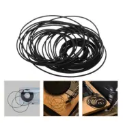 50 Pcs Tape Recorder Belt Cassette Repair Kit Player Belts Replacement