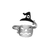 10 Pcs Opening Type Adjustable Ring Halloween Elements Ring 5#_Opening adjustable