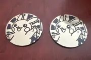 Pokemon TCG Pikachu Large Coin set of 2