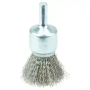 Weiler 10018 3/4 Crimped Wire End Brush .0104 SS FI