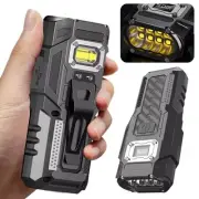Super Bright Torch 8 LED Flashlight USB Rechargeable Tactical lights 12000000LM
