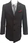 * SALE * MENS MARC DARCY SMART LONG 3/4 BLAZER TWEED MAC DARK GREY VINCE SIZE 42