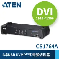 在飛比找momo購物網優惠-【ATEN】4埠 USB DVI KVMP 多電腦切換器(C