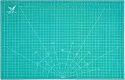 A1 Self-Healing Cutting Mat, 24" x 36" Size Large Sewing Mat 5 Layer PVC, 3mm Thick Double Non-Slip Sided Gridded Rotary Cutting Board for Sewing Quilting Scrapbooking and All Arts & Crafts Cutting