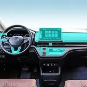 Car Interior Film Dashboard Piano Board Shift Center Console Anti-Scratch Transparent TPU Protection Film Accessories，for Honda ODYSSY 2022-2023 (Style C for RHD)