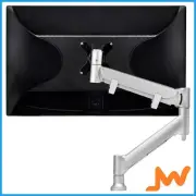 Atdec Heavy Dynamic Single Monitor Arm Desk Mount - Silver