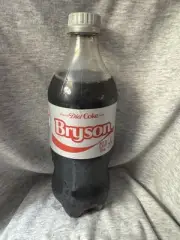 Share a Coke with Bryson 2025 Personalized Gift Coca Cola Bottle 20oz Diet