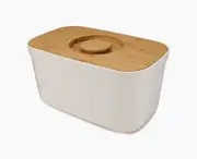 Bread Bin with Bamboo Lid - White | Joseph Joseph AU