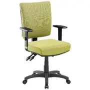 Flash II Deluxe Heavy-Duty Ergonomic Chair with Arms Green
