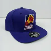 MITCHELL & NESS Phoenix Suns Hat Cap Purple NBA Basketball Fitted Size 7 1/8