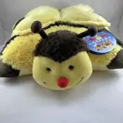 Pillow Pets Large Bumble Bee Plush Stuffed Toy 2010 18" x 13" Retired Nwt