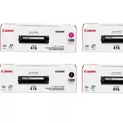4x Pack Canon CART416-C/M/Y/K Toner Cartridge Set