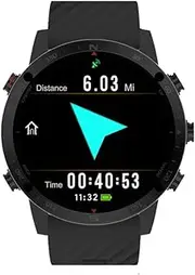 [Sunroad] G5 Pro GPS Sports Watch AMOLED Health and Fitness Tracker Running Swimming Climbing Hiking Route Navigation Men Wristwatch