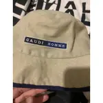 絕版 二手 早期  年代感 古著   台製 GAUDI HOMME 漁夫帽 CAP S 約56CM CAP