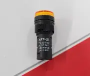 5pcs 24V 22mm Yellow LED Indicator Pilot Signal Light Lamp [M1]