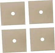 iplusmile 4Pcs Non Stick Gas Stove Burner Covers Heat Resistant Hob Protectors Reusable Clean Pads for Easy Maintenance Fits Gas Cooktops Safe Up