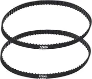 uxcell 2pcs 172XL Rubber Timing Belt 86 Teeth 10mm Width 5.08mm Pitch Synchronous Closed Loop Geared Drive Belt Black for Industrial