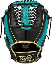 Rawlings Baseball Glove Adult Soft Hyper TECH Color SYNC [Ambidextrous] Size 12 GR3FHTCALR Black/M Green
