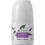 Dr Organic Roll-On Deodorant Lavender 50ml