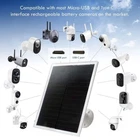 10W 5v Pro Solar Panel For Eufy Eufycam Cam E/2C/E/2 Wall Mount 3M Cable Outdoor