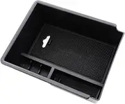 GUERBEIS Armrest Storage Box Holder,Fit For Mitsubishi, Outlander 2019+ Interior Organizer Central Console Glove Tray Vehicle Console storage box unit