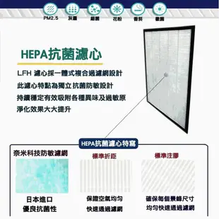 適用 Opure 臻淨 A2 A3 A4 空氣清淨機 HEPA抗菌濾心 活性碳濾網 顆粒碳脫臭濾心 抗菌除臭濾網