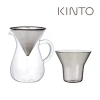 在飛比找momo購物網優惠-【Kinto】SCS手沖咖啡壺組300ml