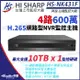 昇銳 HI-SHARP HS-NK431F H.265 600萬 4路 監控主機 雙向語音 NVR 網路型錄影主機 HI-SHARP