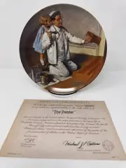 1983 Knowles Norman Rockwell "The Painter” Collector Plate NIB