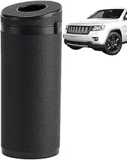 Cylinder Tissue Holder - Cylinder Tissue Dispenser | Tissue Round Container | Abrasion Resistant Automatic Tissue Tube Faux Leather Safety Hammer Design Car Cup Holder 17.5*6.7cm