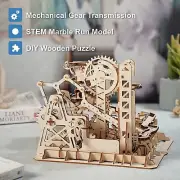 ROKR Marble Run 3D Wooden Puzzle Tower coaster Mechanical Model Kit Teens Gift