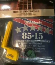 Guitar Gift Pak Promo D'Addario Acoustic Strings, Dunlop Peg Winder & 5 Monsters