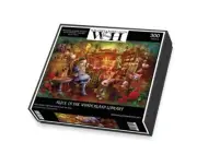 WSH - Alice In The Wonderland Library - 300pc Wooden puzzle with Whimsie Shapes