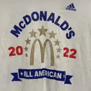 RARE Adidas 2022 McDonalds All American Basketball Games 45 Yrs Since 1977 2XL