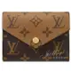 Juliet茱麗葉精品 Louis Vuitton LV M81557 Victorine 經典花紋拼色三折零錢短夾現金價$19,500