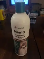NaturVet Hemp Shampoo & Conditioner 2 in 1 NEW