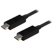 StarTech USB31CC1M USB cable 1 m USB 3.2 Gen 2 (3.1 Gen 2) USB C Black